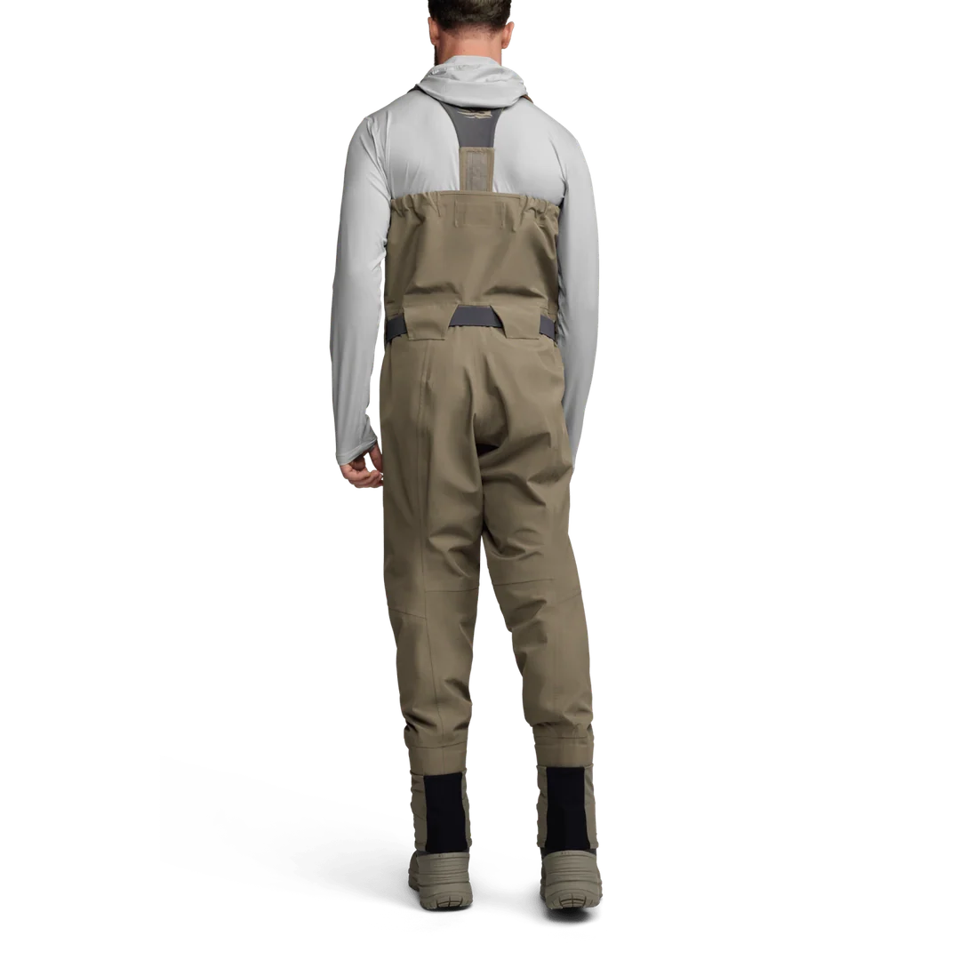 CrossCurrent Zip GTX Stockingfoot Wader -Bark Brown - Image 4