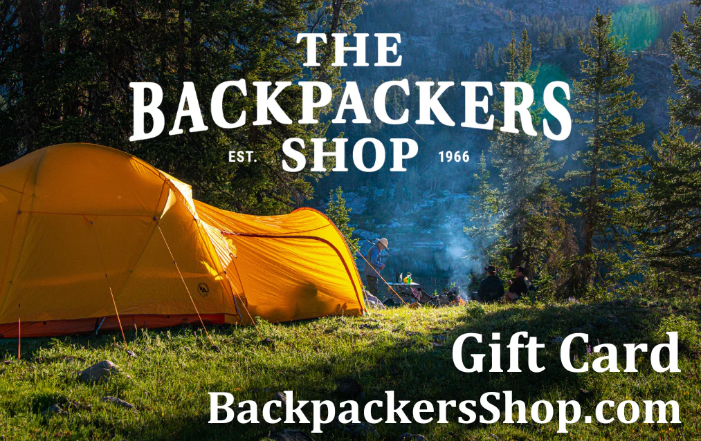 THE BACKPACKERS SHOP GIFT CARD