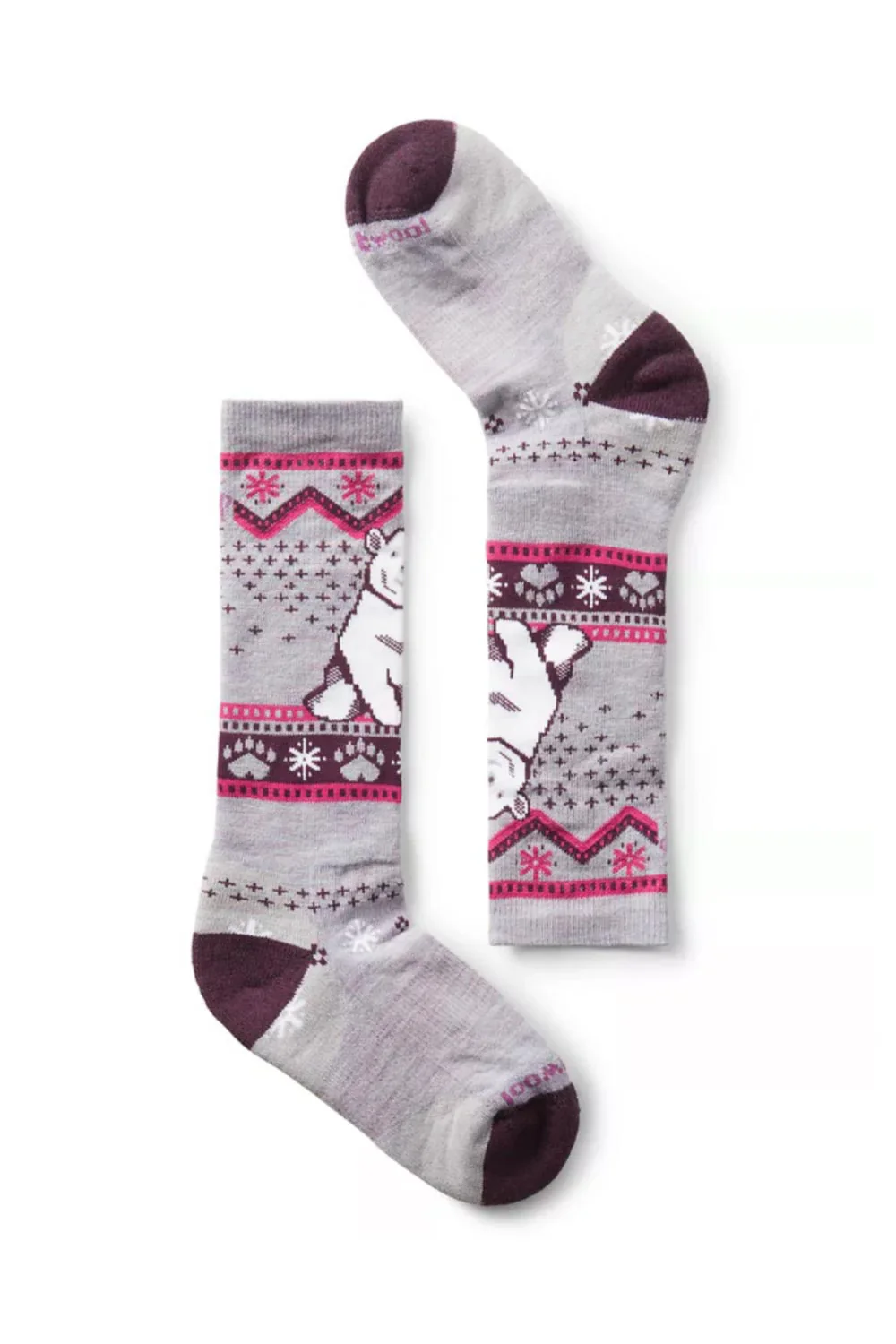 Kids' Wintersport Full Cushion Polar Bear OTC Socks