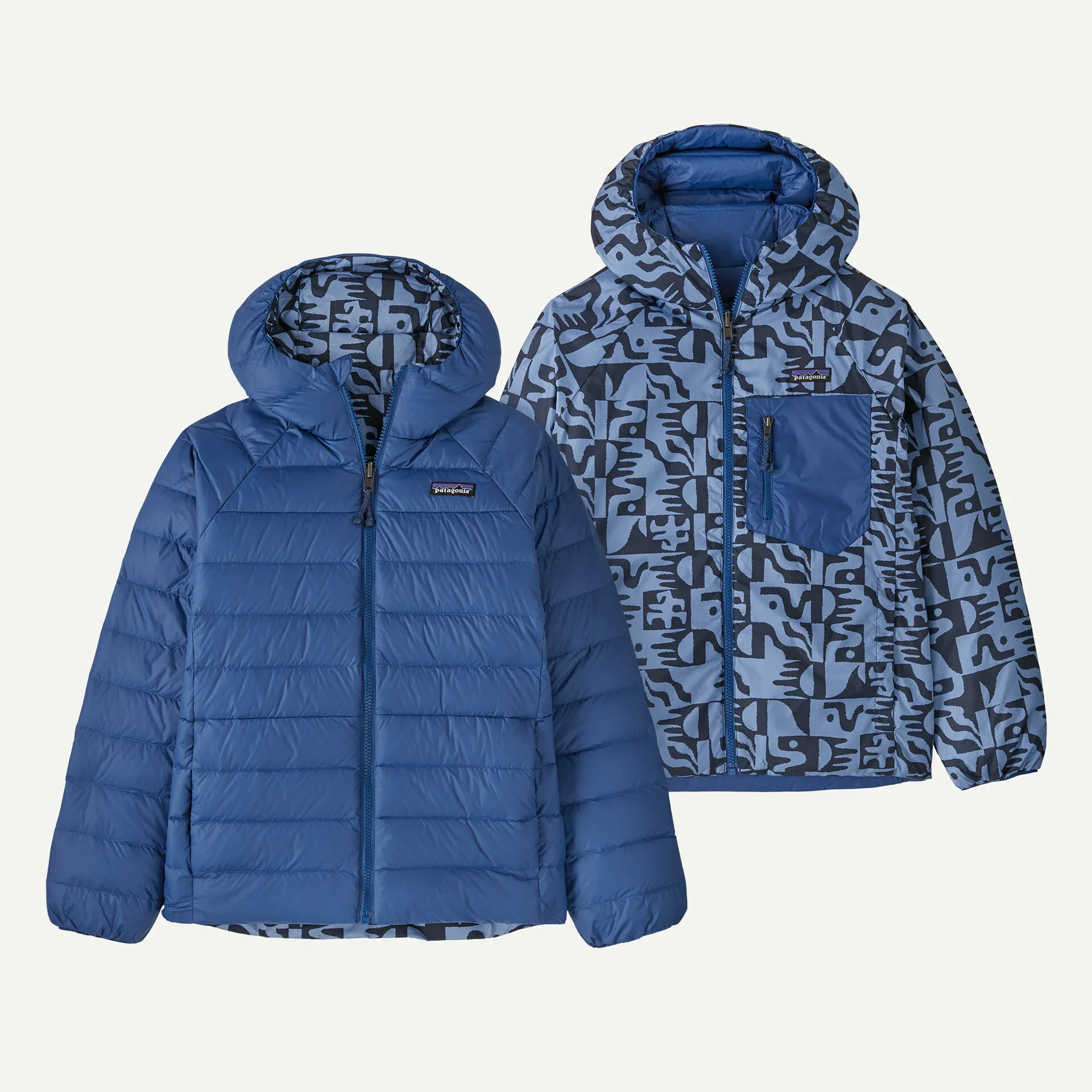 K's Reversible Down Sweater Hoody - Image 3
