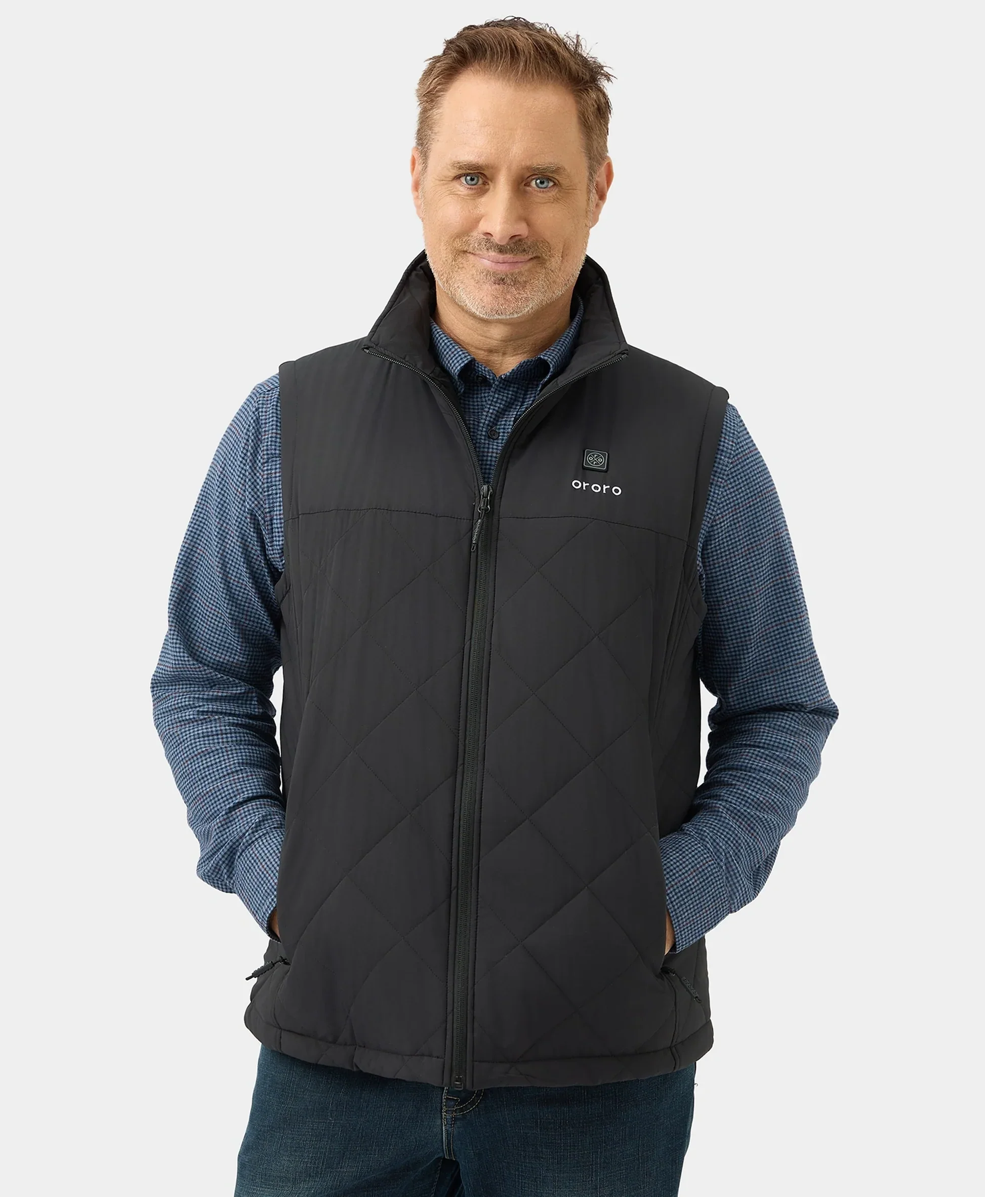 Men's 4-Zone Heated Quilted Vest