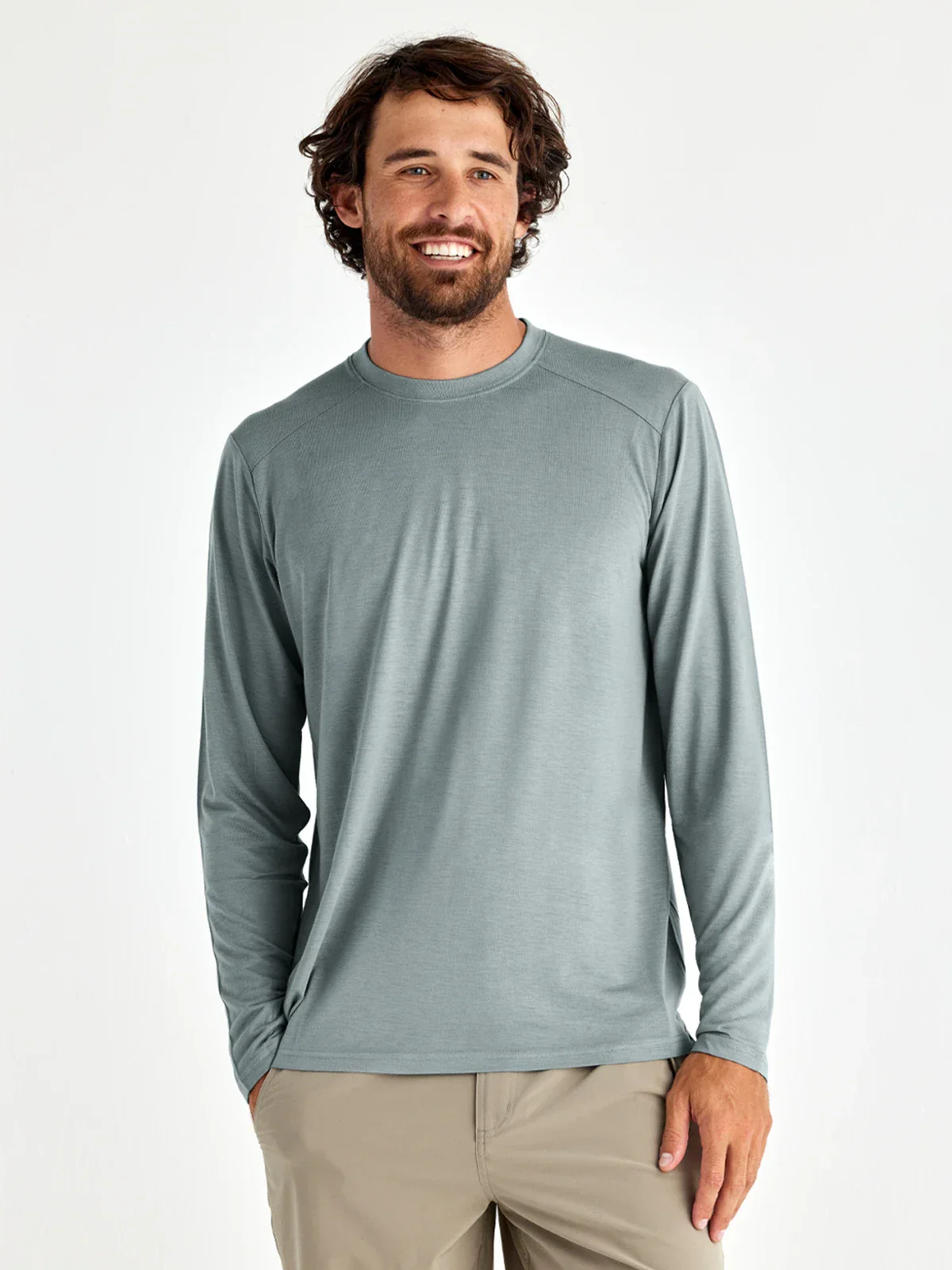 Men's Bamboo Lightweight Long Sleeve - Image 3