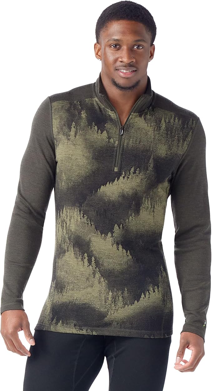 Men's Classic Thermal Merino Base Layer 1/4 Zip - Image 4