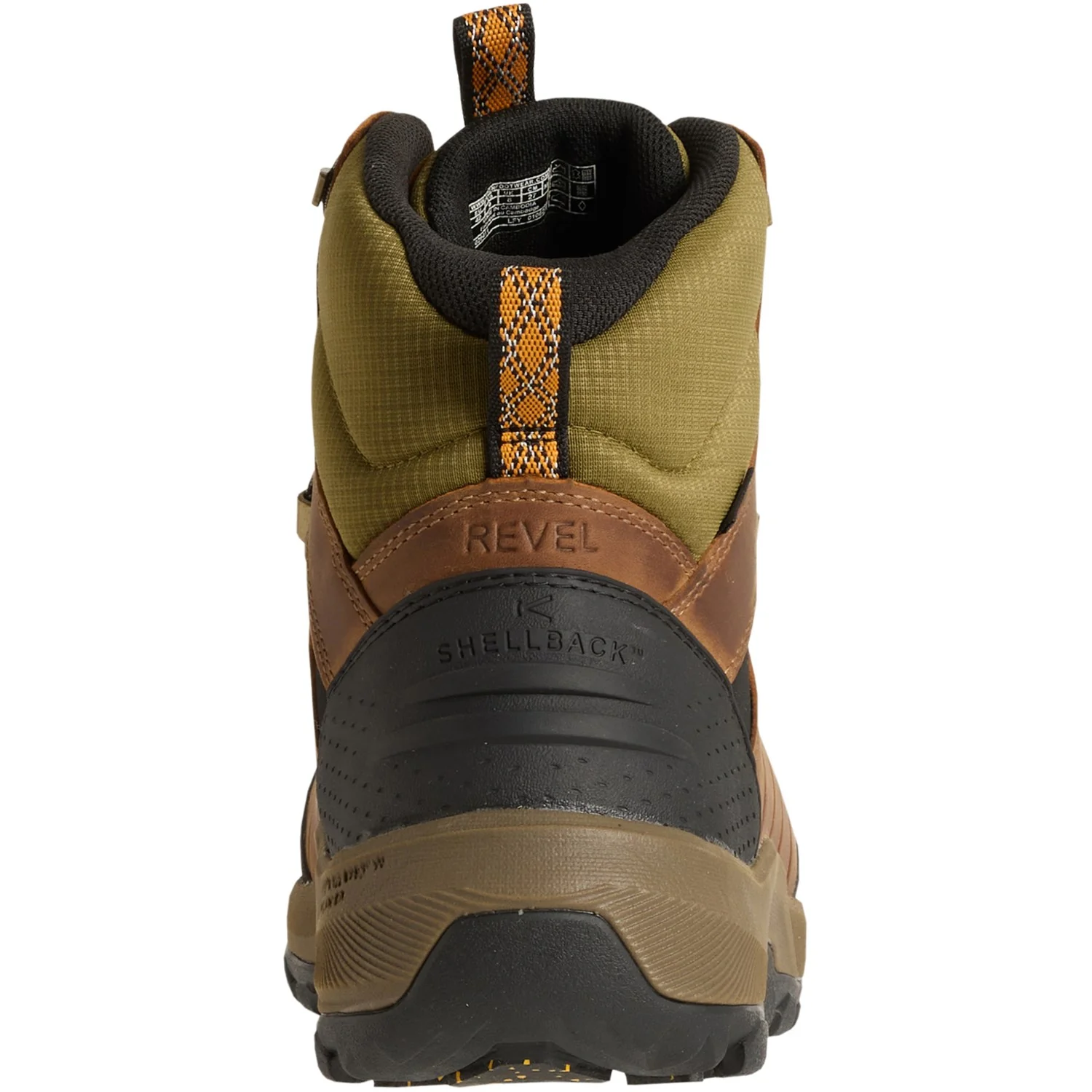 Men's Revel IV Mid Polar Bison Orange Pepper - Image 3