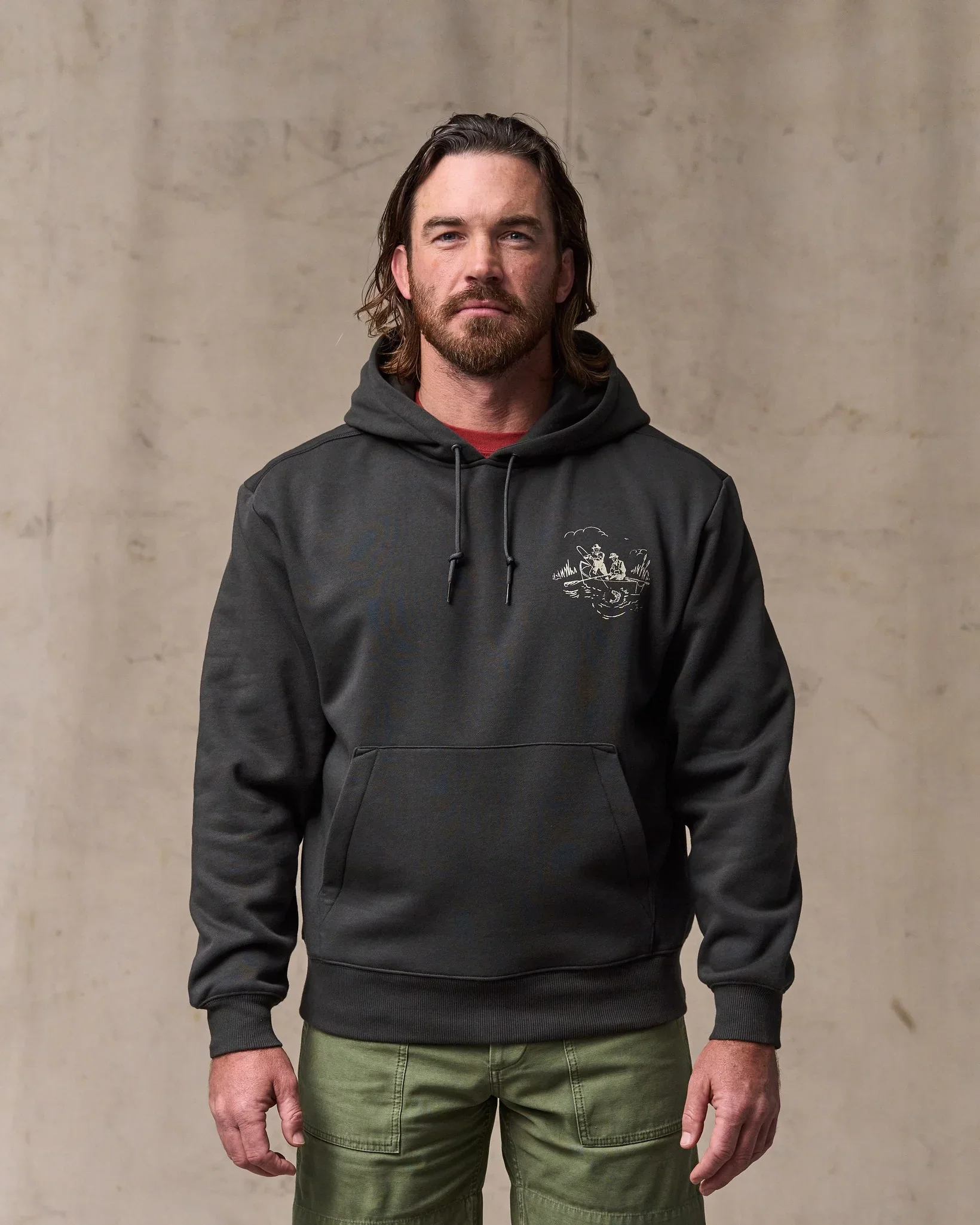 Men's Trout Graphic Hoodie