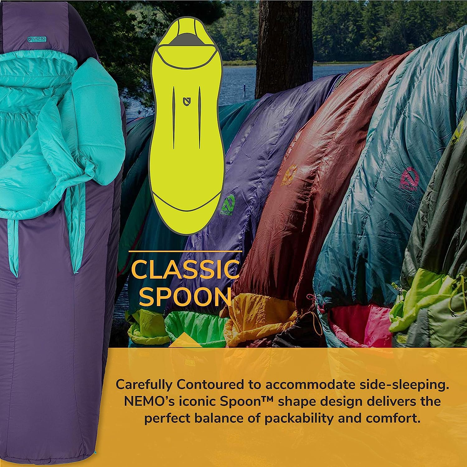 FORTE 20 WOMENS ENDLESS PROMISE SLEEPING BAG - Image 4