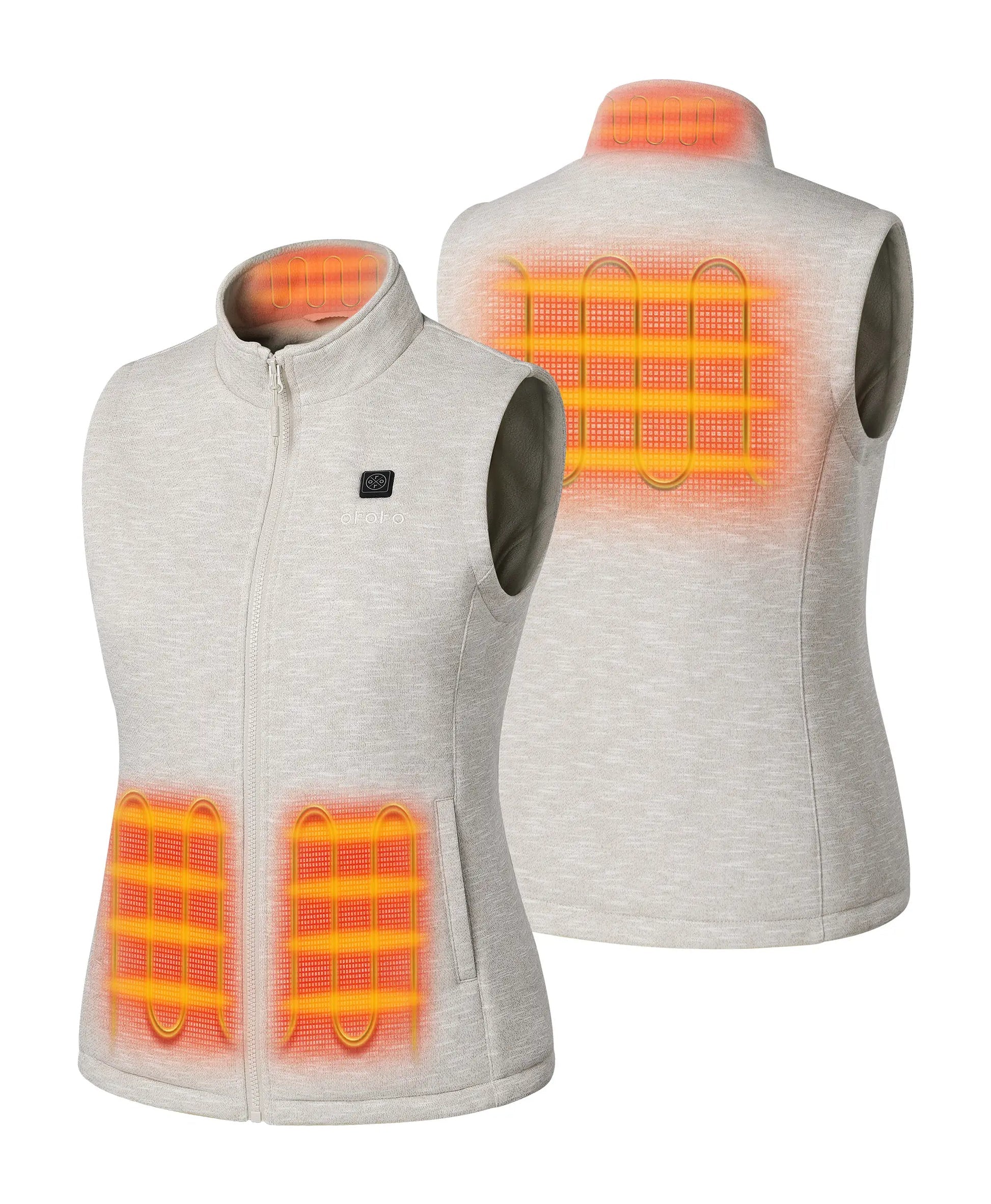 Women's 4-Zone Heated Fleece Vest - Image 2