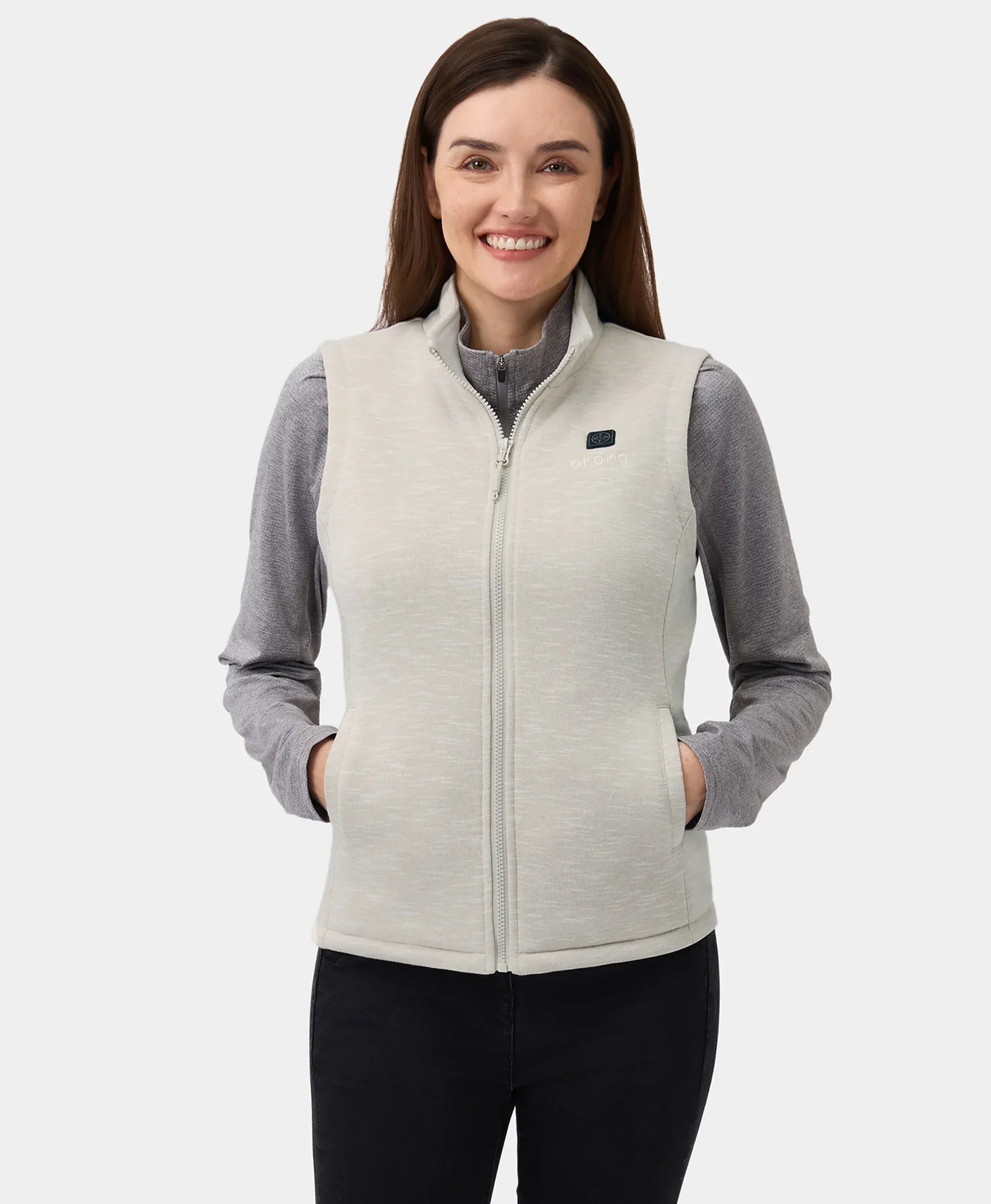 Women's 4-Zone Heated Fleece Vest - Image 3