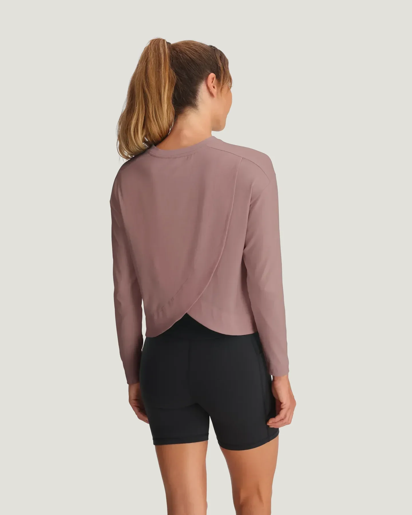 Women's Bamboo Shade Crossover Long Sleeve - Image 2