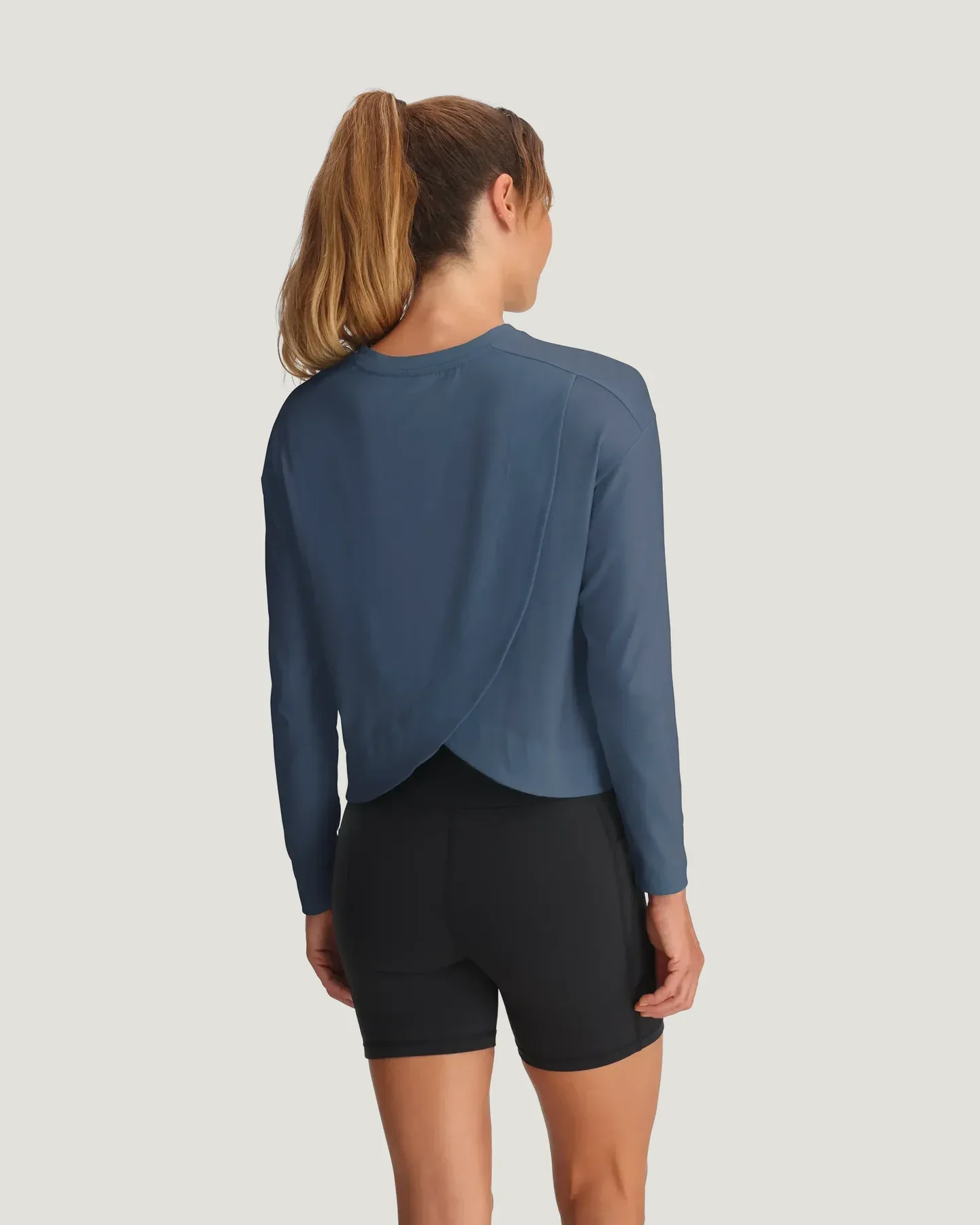 Women's Bamboo Shade Crossover Long Sleeve - Image 4