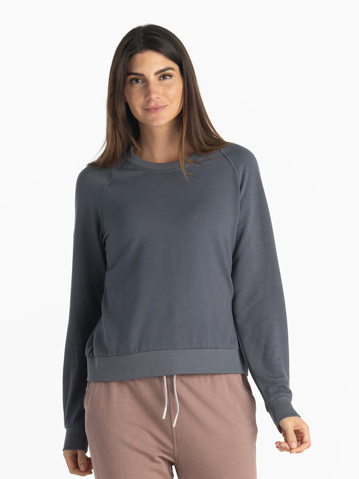 Women's Bamboo Lightweight Fleece Crew