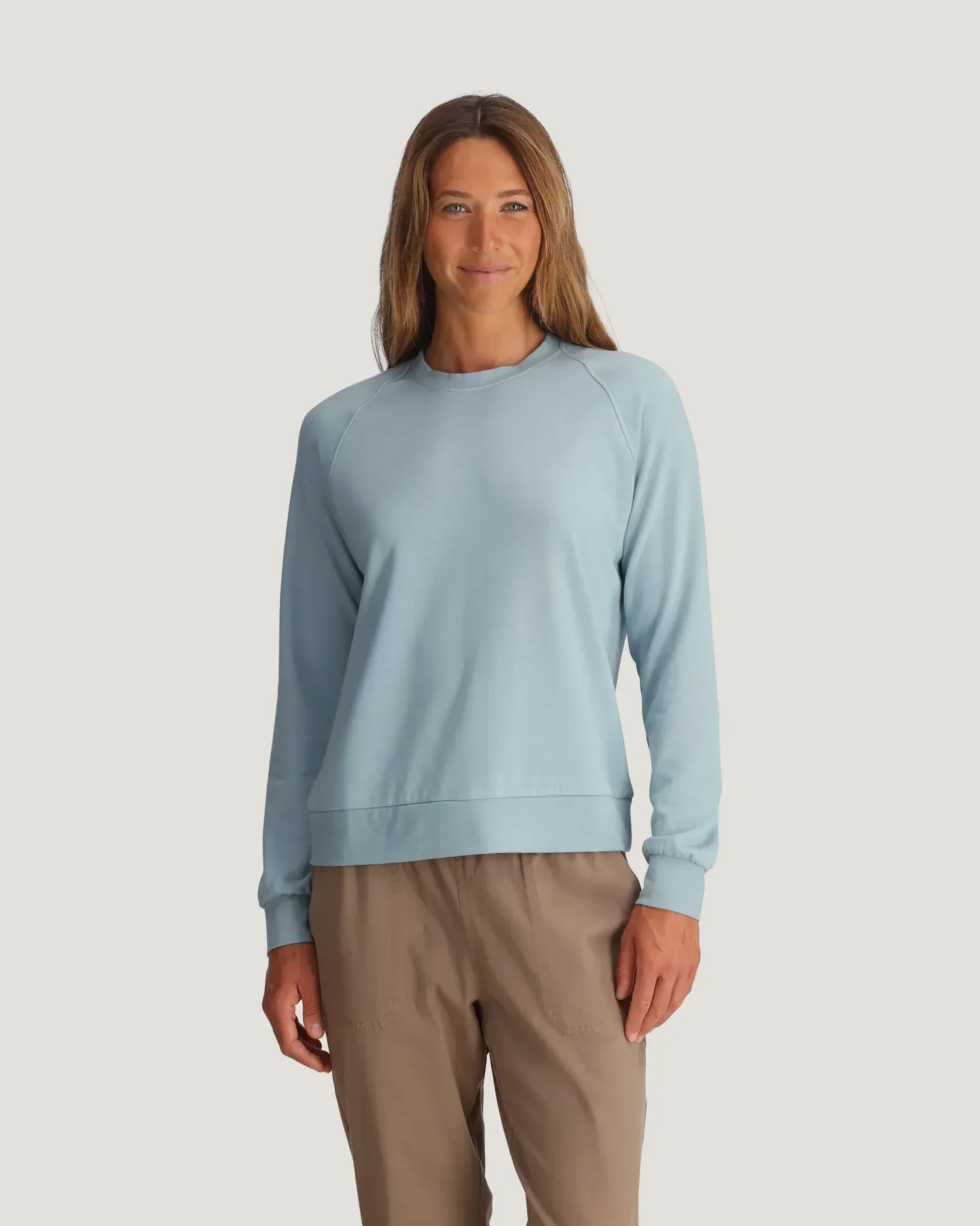 Women's Bamboo Lightweight Fleece Crew - Image 3