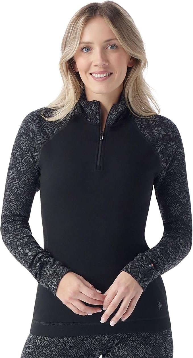 Women's Classic Thermal Merino Base Layer 1/4 Zip - Image 3