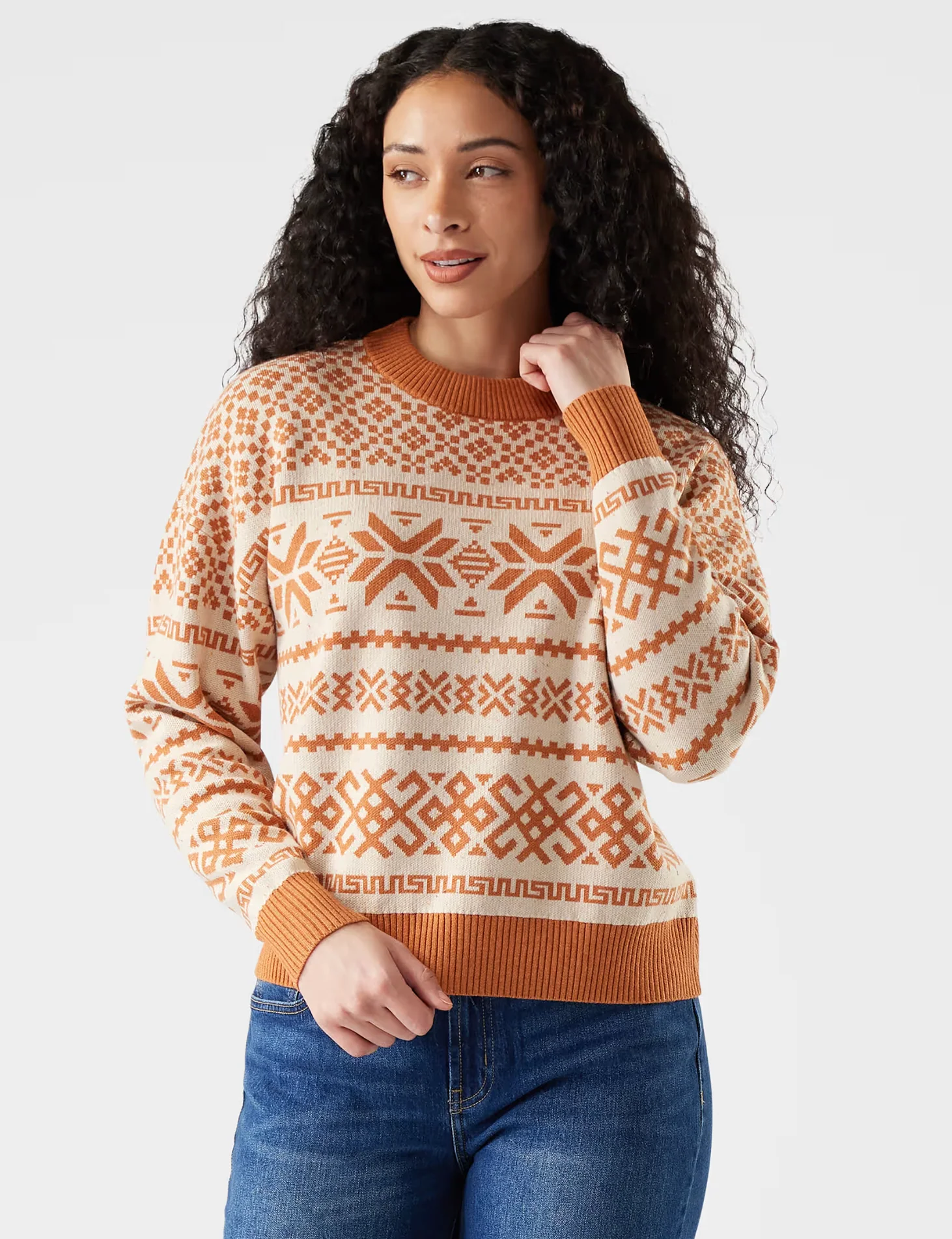 Women's Edgewood Heritage Crew Sweater - Image 3