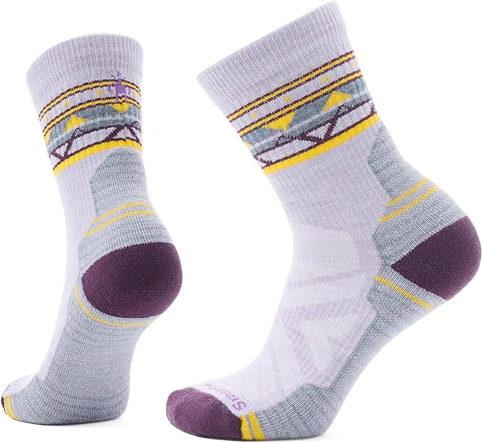 Women's Hike Light Cushion Zig Zag Valley Mid Crew Socks - Image 2