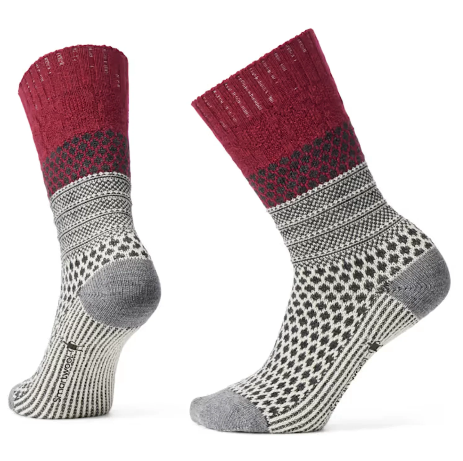 WOMEN'S POPCORN CABLE CREW SOCKS - Image 10
