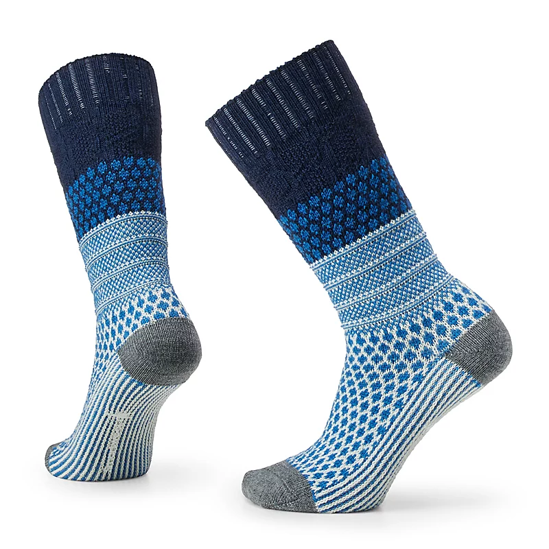 WOMEN'S POPCORN CABLE CREW SOCKS - Image 3