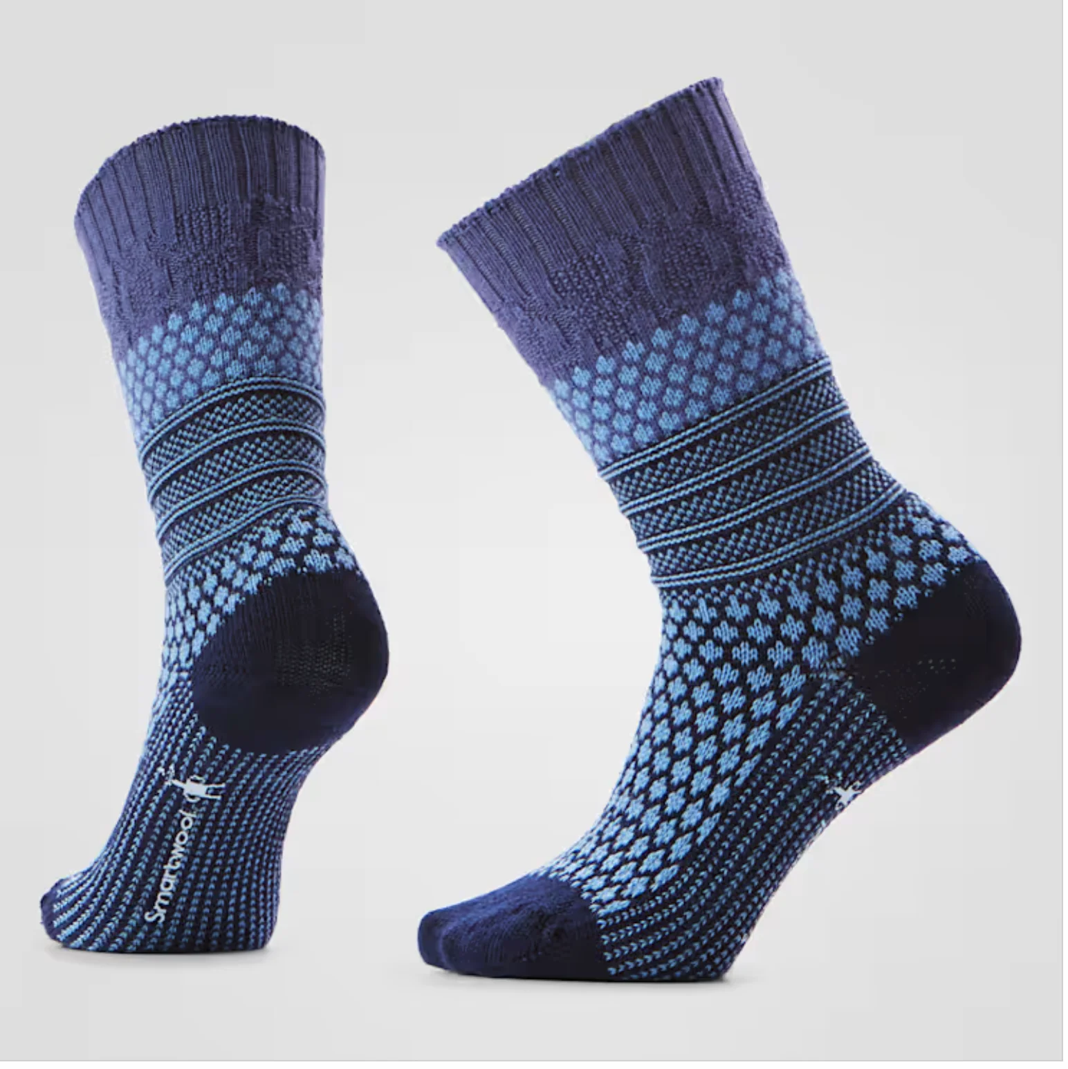 WOMEN'S POPCORN CABLE CREW SOCKS - Image 4