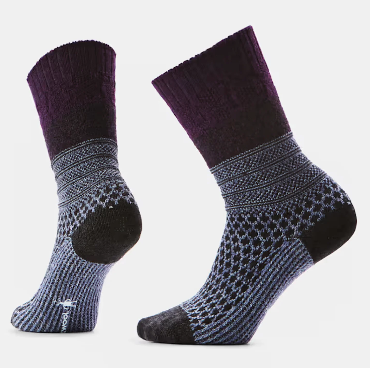WOMEN'S POPCORN CABLE CREW SOCKS - Image 9