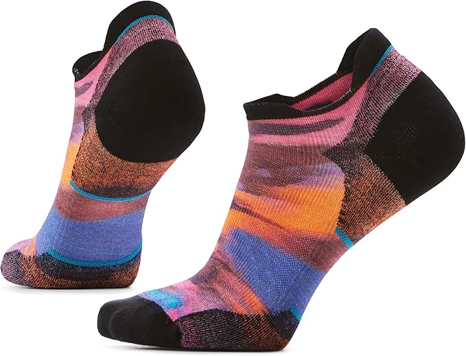 Women's Run Targeted Cushion Brushed Print Low Ankle Socks - Image 2