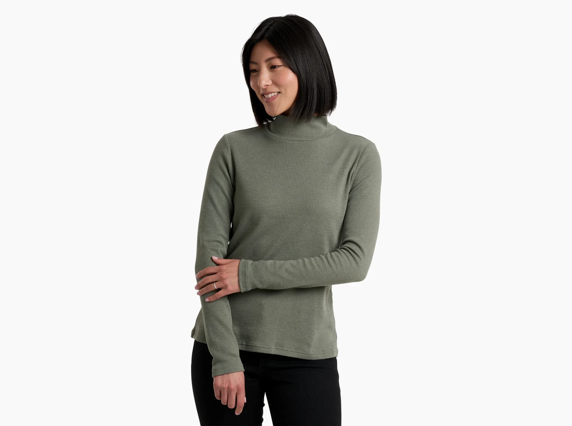 Women's Verona Rib Long Sleeve - Image 3