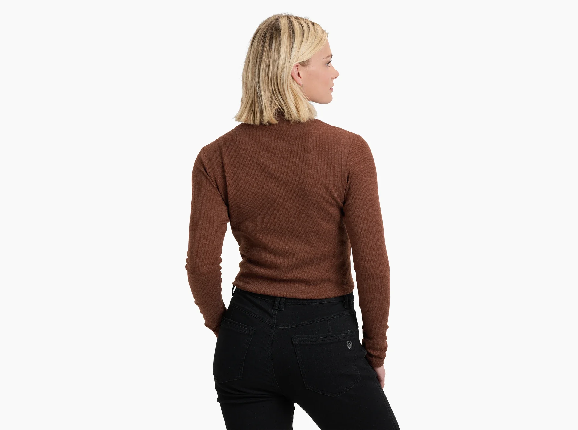 Women's Verona Rib Long Sleeve - Image 4